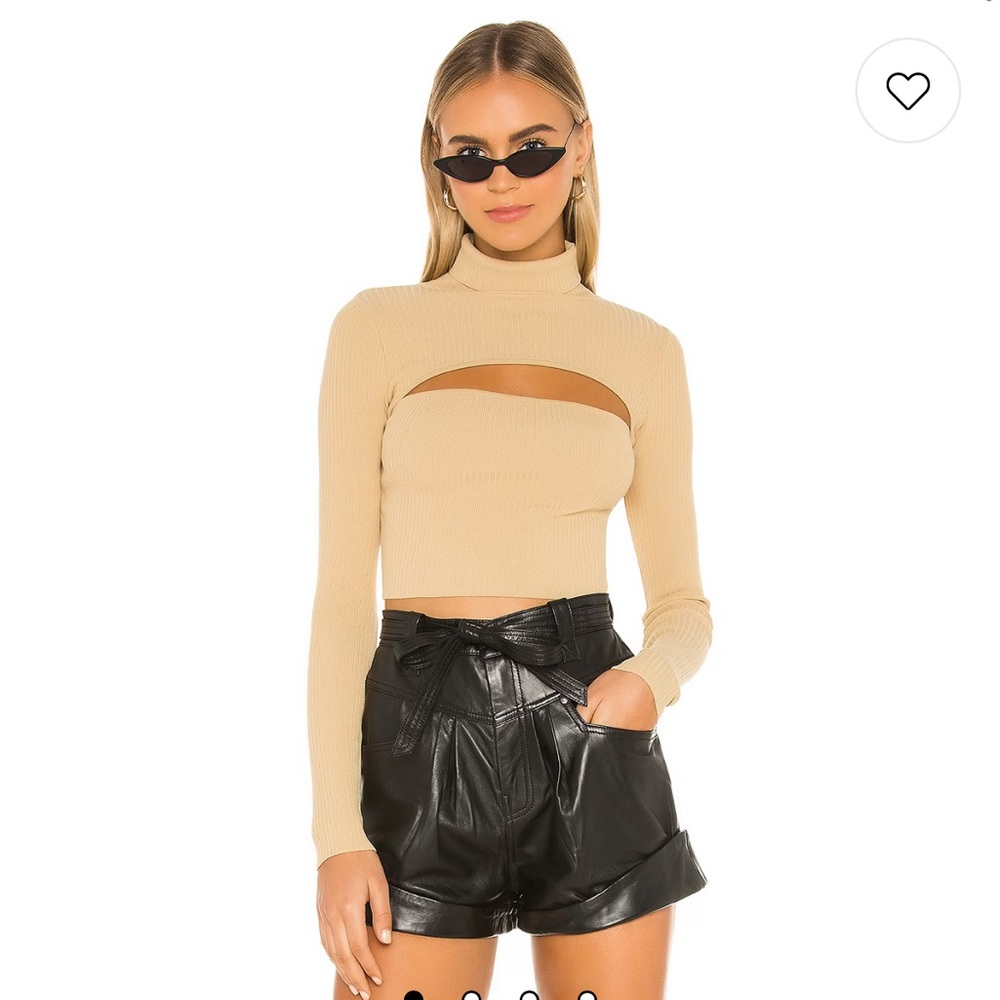 Tasha Cut Out Sweater in Toast
superdown